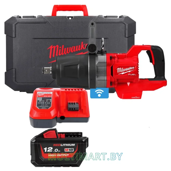 Гайковерт Milwaukee M18 ONEFHIWF1DS-121C (с 1-им АКБ 12 Ач, кейс)